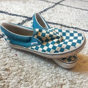 Checkered Slip on Vans